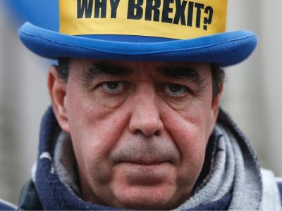 MP Nigel Adams filmed swearing at Mr Stop Brexit Steve Bray