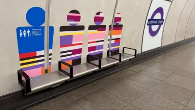 Elizabeth line gets posters to prevent dirt marks