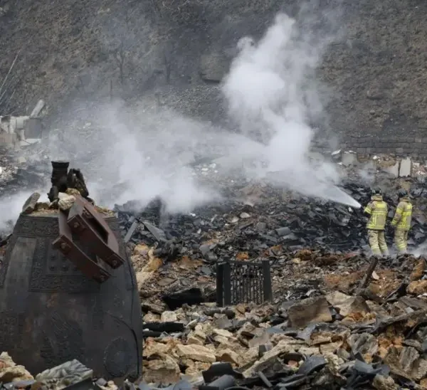 Man tending grave probed for starting South Korea fires